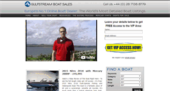 Desktop Screenshot of gulfstreamboatsales.com